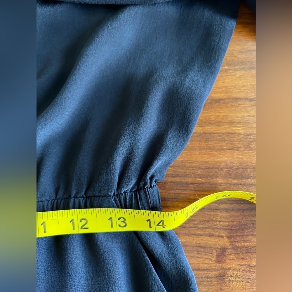 Diane Von Furstenberg black Silk Long Sleeved Jumpsuit - Picture 11 of 14